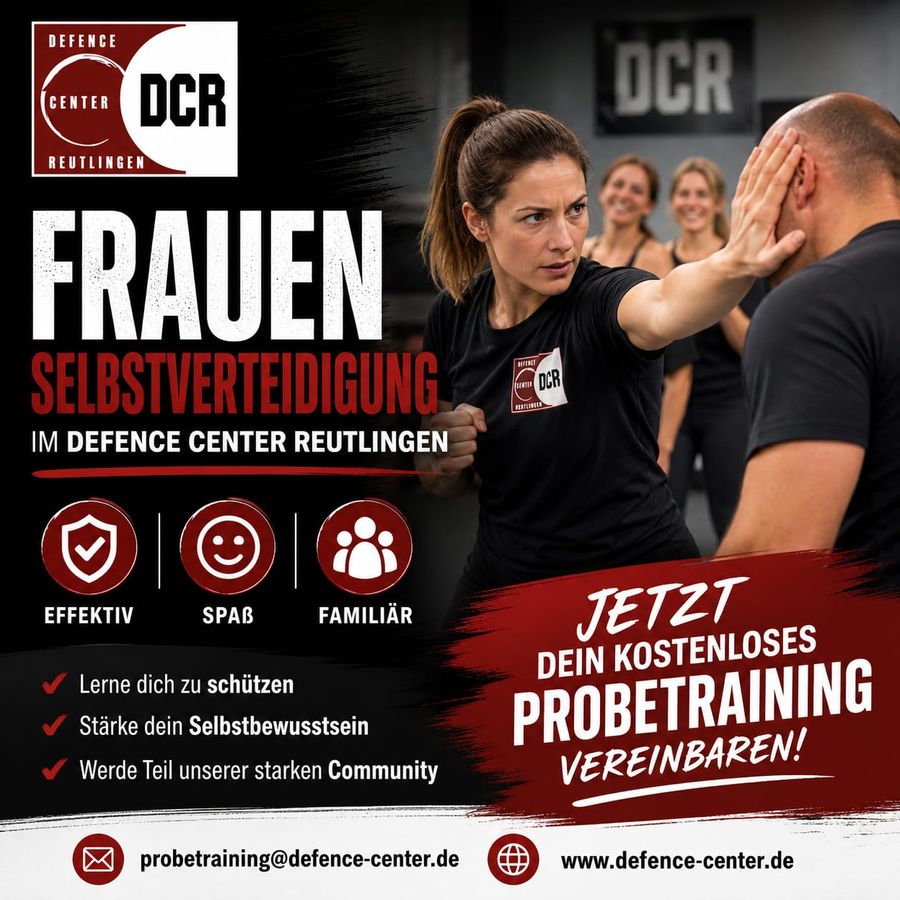 Frauen-Selbstverteidigung im Defence Center Reutlingen