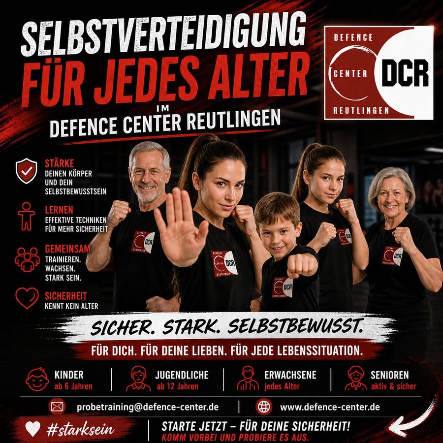 Selbstverteidigung für jedes Alter im DCR
